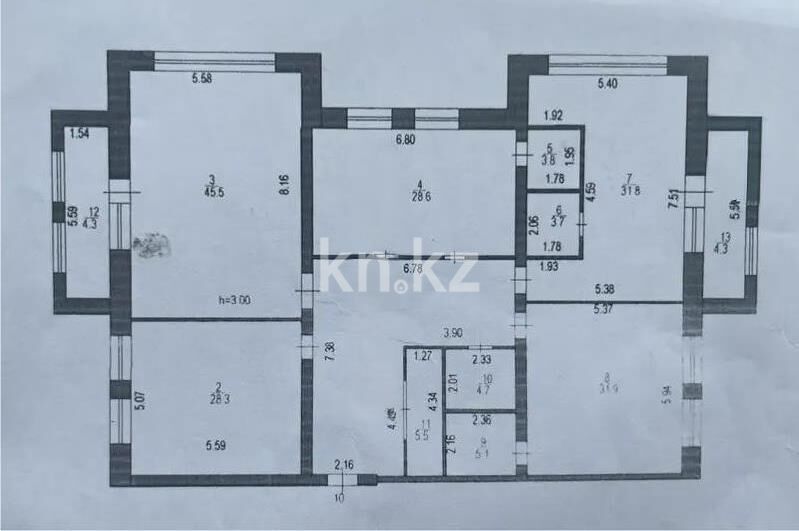 Продажа 4-комнатной квартиры, 240 м² - Продажа четырехкомнатных квартир в кирпичном доме в Казахстане - страница 13 фото 3 из 3