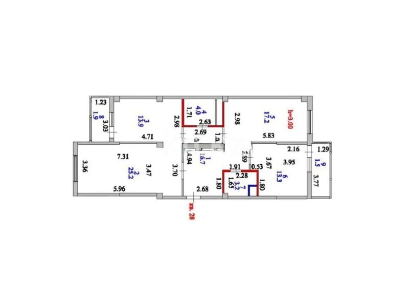 Продажа 3-комнатной квартиры, 100 м² - Продажа трехкомнатных квартир в блочном доме в Казахстане - страница 22 фото 7 из 7