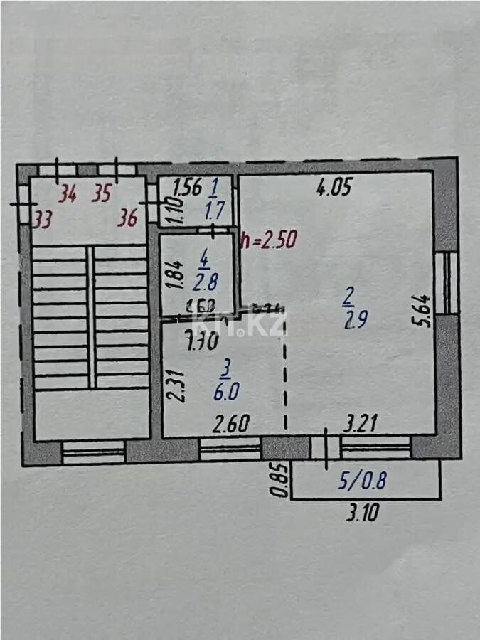 Продажа 1-комнатной квартиры, 32 м² - Продажа однокомнатных квартир в Темиртау фото 1 из 1