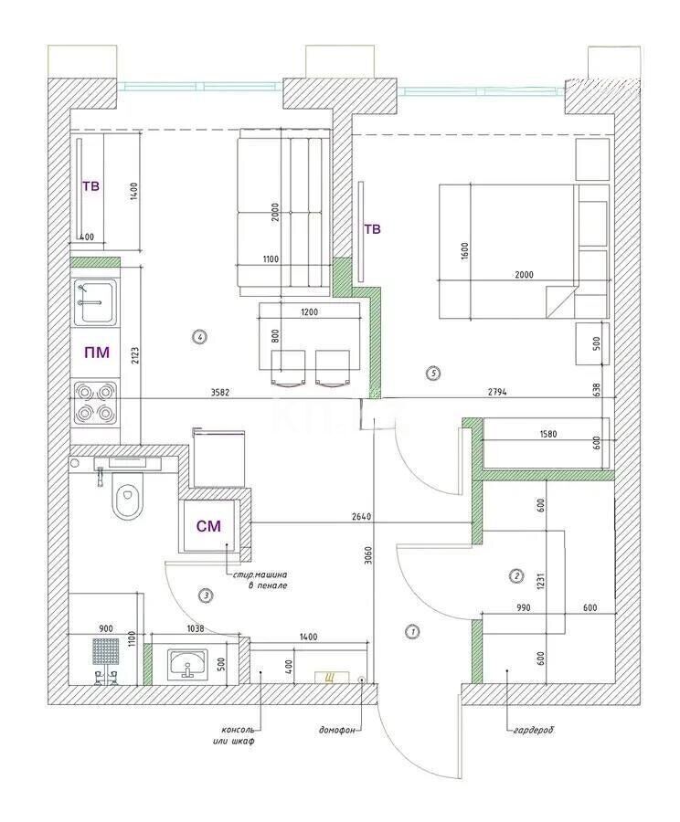 Продажа 2-комнатной квартиры, 43.5 м² - Продажа квартир от собственников в Алматы - страница 20 фото 4 из 4