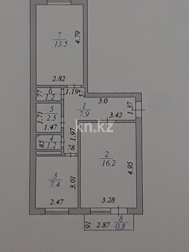 Продажа 2-комнатной квартиры, 50 м² - Продажа квартир в панельном доме в Астане - страница 16 фото 6 из 10