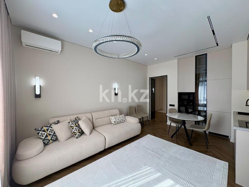 Аренда 2-комнатной квартиры, 53 м² - Аренда квартир помесячно в Алматы фото 1 из 12