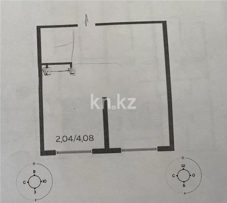 Продажа 1-комнатной квартиры, 45.4 м² - Продажа однокомнатных квартир от собственников в Казахстане - страница 10 фото 1 из 1