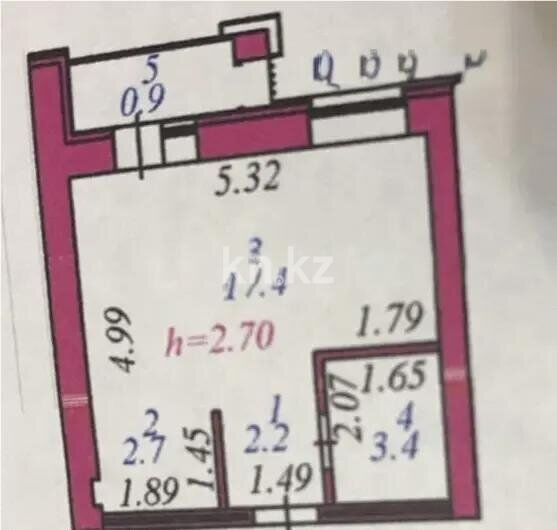 Продажа 1-комнатной квартиры, 26.6 м² - Продажа квартир в Астане - страница 9 фото 4 из 4