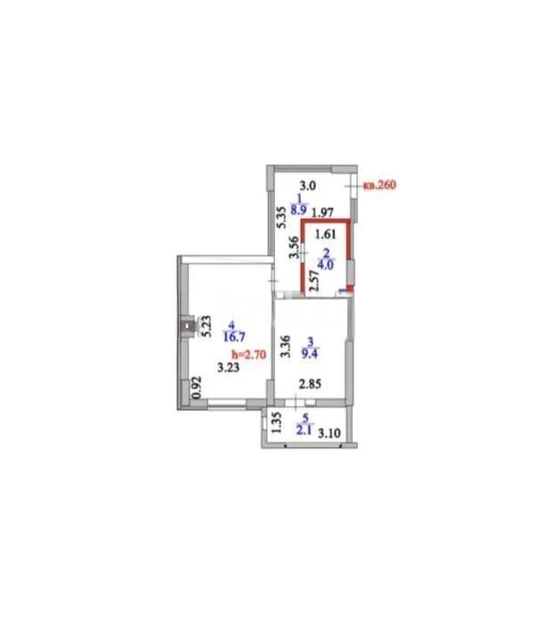 Продажа 1-комнатной квартиры, 41.1 м² - Продажа однокомнатных квартир от собственников в Казахстане - страница 12 фото 2 из 2
