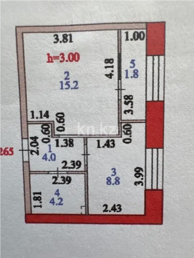 Продажа 1-комнатной квартиры, 35 м² - Продажа однокомнатных квартир в р-не Сарайшык Астаны - страница 25 фото 4 из 4