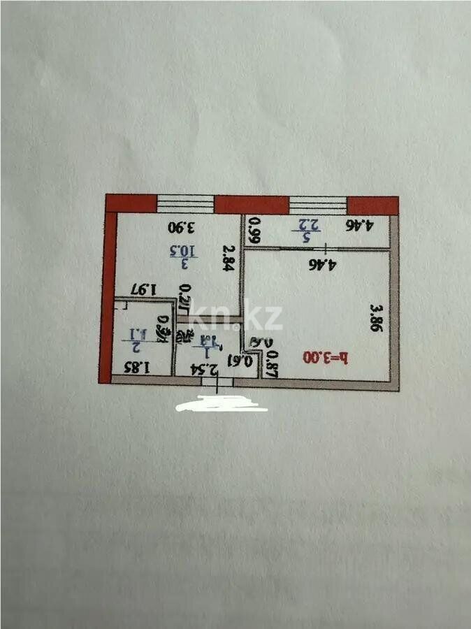 Продажа 1-комнатной квартиры, 37.7 м² - Продажа однокомнатных квартир в р-не Сарыарка Астаны фото 6 из 6