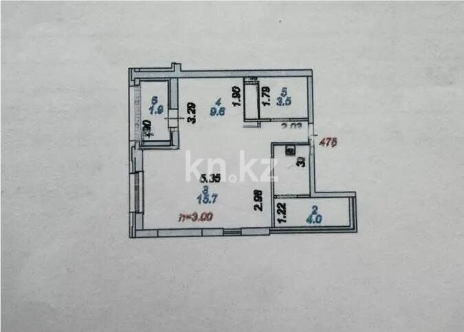 Продажа 1-комнатной квартиры, 40.1 м² - Продажа  однокомнатных квартир в новостройках Астаны - страница 18 фото 1 из 1