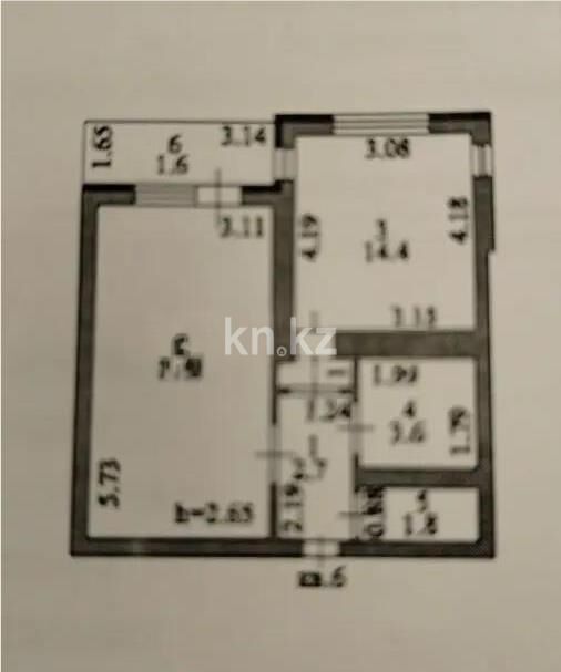 Продажа 1-комнатной квартиры, 41.9 м² - Продажа однокомнатных квартир в р-не Сарыарка Астаны - страница 12 фото 5 из 5