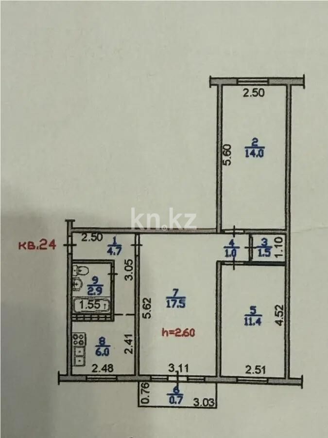 Продажа 3-комнатной квартиры, 60 м² - Продажа трехкомнатных квартир в Ауэзовском р-не Алматы - страница 15 фото 5 из 5