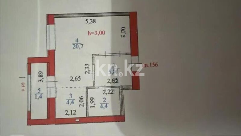 Продажа 1-комнатной квартиры, 37 м² - Продажа квартир в Казахстане - страница 121 фото 5 из 5