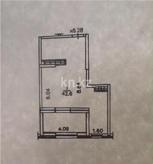 Продажа 1-комнатной квартиры, 42 м² - Продажа однокомнатных квартир от собственников в Казахстане - страница 4 фото 1 из 1