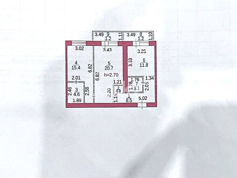 Продажа 2-комнатной квартиры, 67 м² - Продажа двухкомнатных квартир на Юго-Востоке Караганды - страница 13 фото 2 из 24