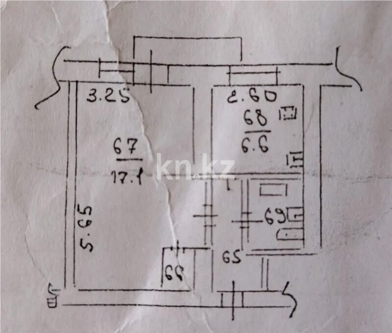 Продажа 1-комнатной квартиры, 31 м² - Продажа однокомнатных квартир от собственников в Казахстане - страница 23 фото 5 из 5
