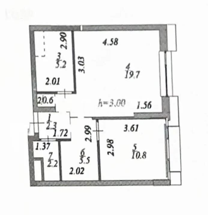 Продажа 2-комнатной квартиры, 46.3 м² - Продажа квартир в р-не Есиль Астаны - страница 2 фото 6 из 6