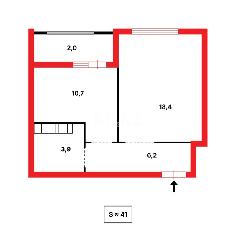 Продажа 1-комнатной квартиры, 41 м² - Продажа однокомнатных квартир от собственников в Астане - страница 89 фото 2 из 2