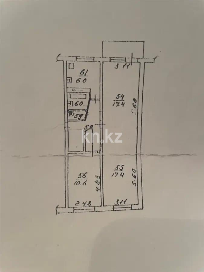 Продажа 3-комнатной квартиры, 61.4 м² - Продажа трехкомнатных квартир от собственников в Алматы - страница 163 фото 9 из 9