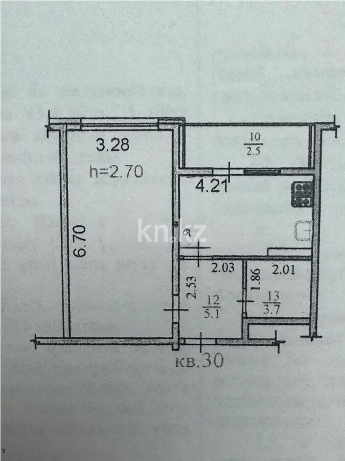 Продажа 1-комнатной квартиры, 40 м² - Продажа квартир в Казахстане - страница 154 фото 5 из 5