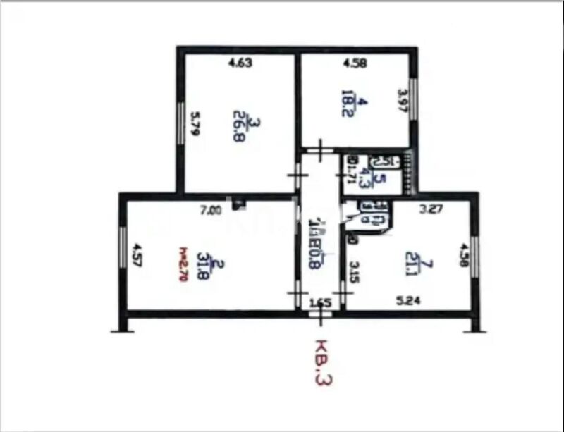 Продажа 3-комнатной квартиры, 117 м² - Продажа квартир в Казахстане - страница 9 фото 5 из 5