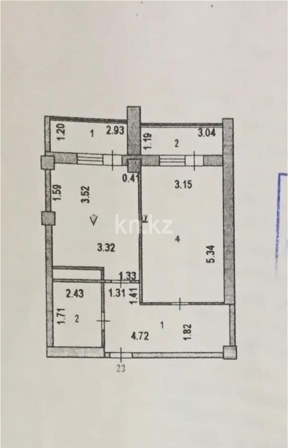 Продажа 1-комнатной квартиры, 47 м² - Продажа однокомнатных квартир в р-не Сарыарка Астаны - страница 17 фото 4 из 4