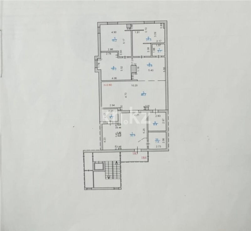 Продажа 4-комнатной квартиры, 178 м² - Продажа четырехкомнатных квартир в панельном доме в Караганде - страница 7 фото 20 из 20