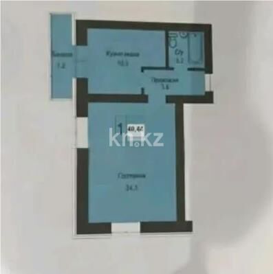 Продажа 1-комнатной квартиры, 40.44 м² - Продажа однокомнатных квартир в р-не Нура Астаны - страница 32 фото 1 из 1