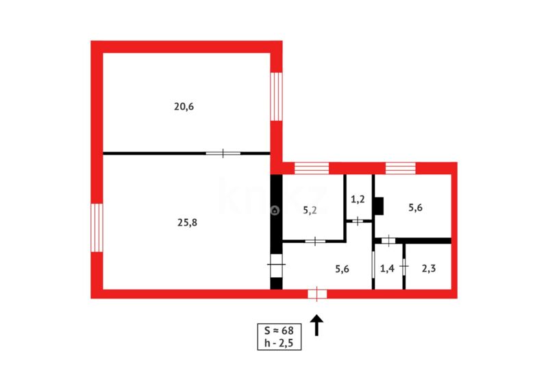 Продажа 3-комнатной квартиры, 67 м² - Продажа квартир в кирпичном доме в Казахстане - страница 43 фото 12 из 12