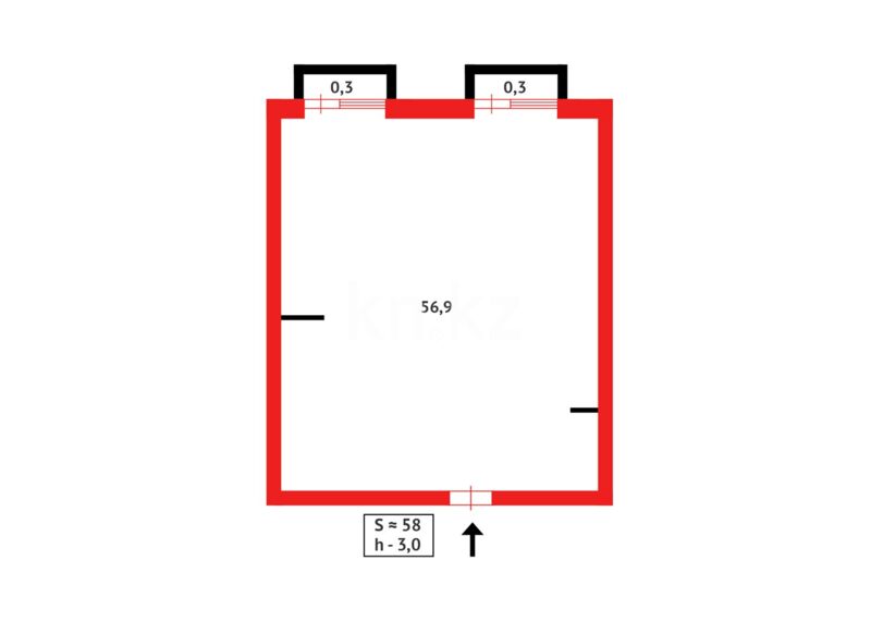Продажа 2-комнатной квартиры, 57 м² - Продажа квартир в кирпичном доме в Казахстане - страница 47 фото 15 из 15