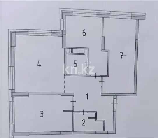 Продажа 3-комнатной квартиры, 96 м² - Продажа трехкомнатных квартир в монолитно-каркасном доме в Казахстане фото 6 из 6