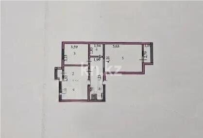 Продажа 3-комнатной квартиры, 56 м² - Недвижимость в Астане - страница 19 фото 7 из 7