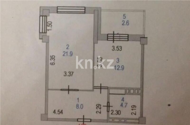 Продажа 1-комнатной квартиры, 50.1 м² - Продажа однокомнатных квартир от собственников в Астане фото 4 из 4