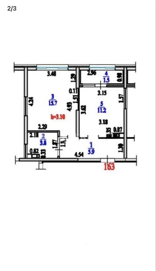 Продажа 1-комнатной квартиры, 38.1 м² - Продажа квартир в монолитно-каркасном доме в Казахстане - страница 15 фото 4 из 4