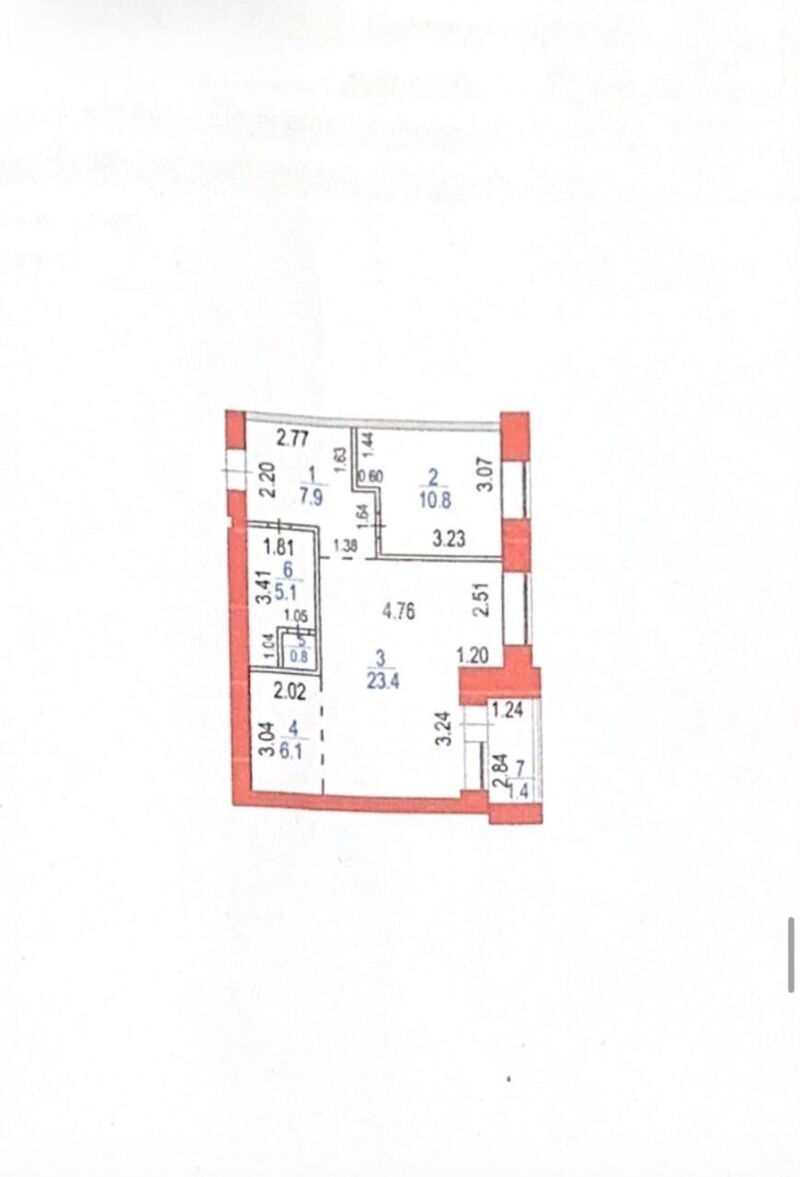Продажа 2-комнатной квартиры, 55.5 м² - Продажа  двухкомнатных квартир в новостройках Караганды фото 15 из 28