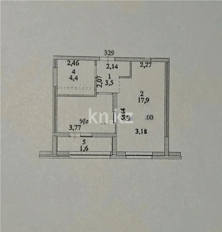 Продажа 1-комнатной квартиры, 37 м² в Астане