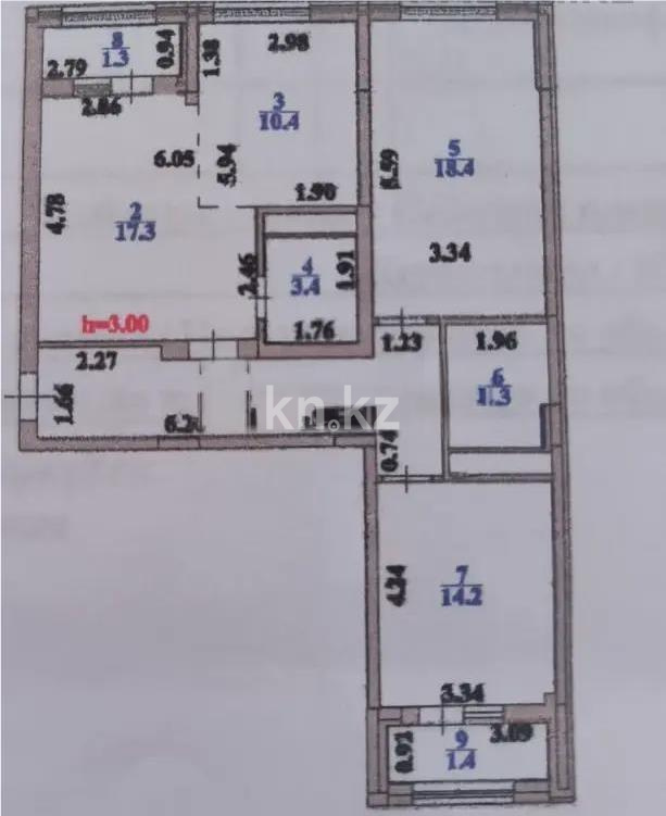 Продажа 3-комнатной квартиры, 83.5 м² - Продажа квартир в Казахстане - страница 32 фото 6 из 6