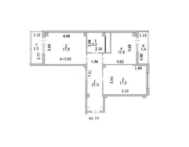 Продажа 2-комнатной квартиры, 67 м² в Астане - фото 5