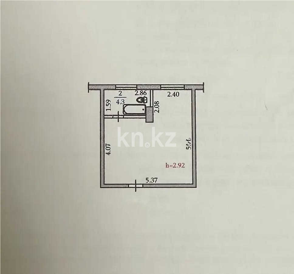 Продажа 1-комнатной квартиры, 30 м² - Продажа квартир в новостройках Алматы без посредников - страница 4 фото 1 из 1