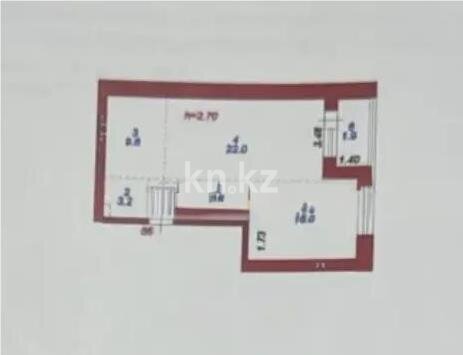 Продажа 1-комнатной квартиры, 58.5 м² в Астане