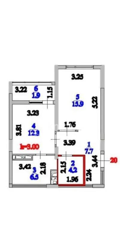 Продажа 2-комнатной квартиры, 48 м² в Астане - фото 2