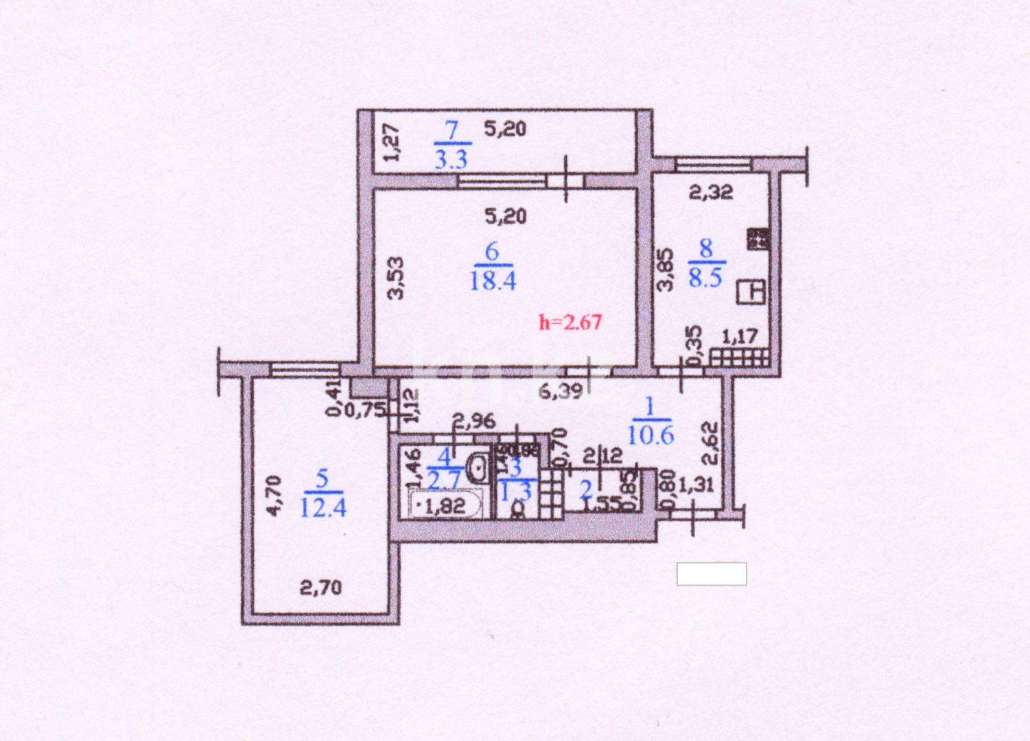 Продажа 2-комнатной квартиры, 58.5 м² в Алматы - фото 26