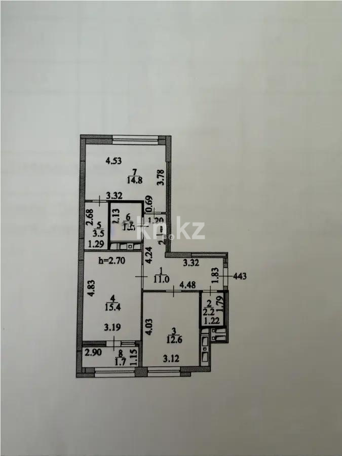 Продажа 2-комнатной квартиры, 65 м² в Астане - фото 6