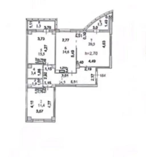 Продажа 3-комнатной квартиры, 87.8 м², ул. Сарайшык, дом  7 в Астане - фото 3
