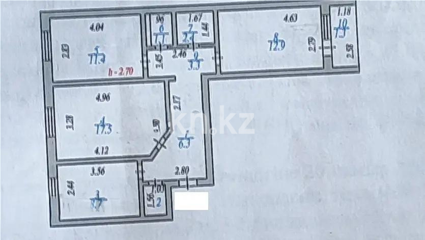 Продажа 3-комнатной квартиры, 105 м², пр. Сарыарка, дом  3 в Астане