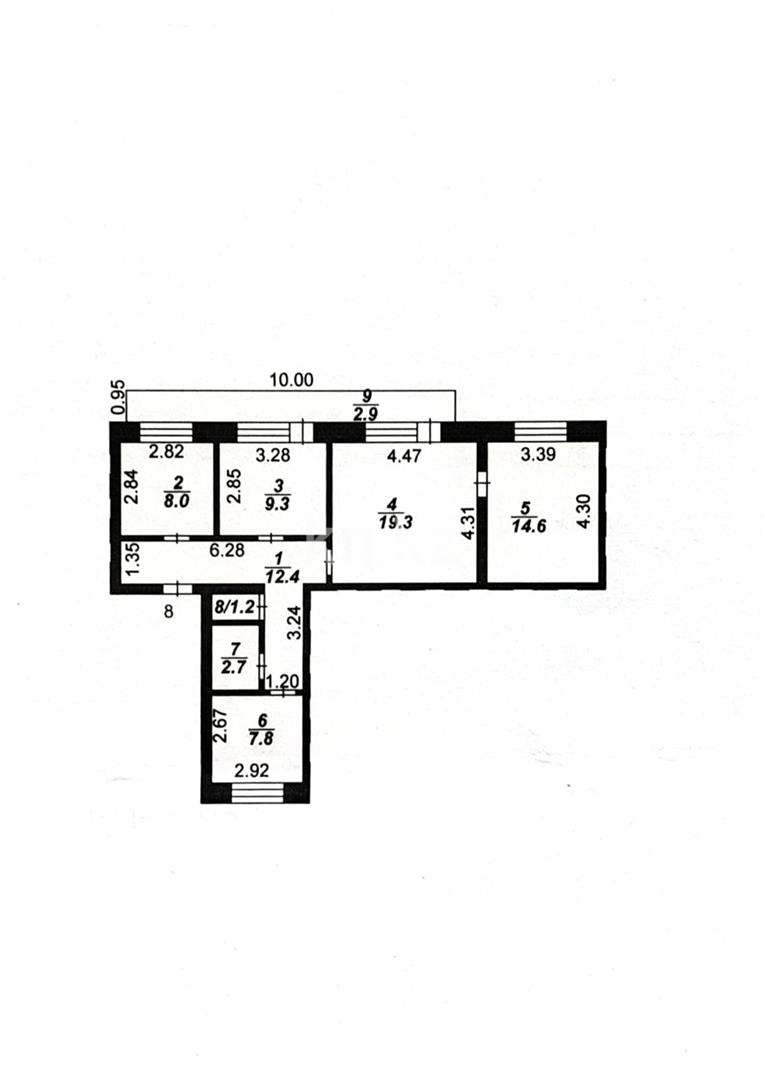 Продажа 4-комнатной квартиры, 78 м² - Недвижимость в Караганде фото 5 из 5