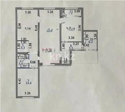Продажа 3-комнатной квартиры, 100.2 м², ул. Е-511, дом  38 в Астане - фото 7 Продажа 3-комнатной квартиры, 100.2 м², ул. Е-511, дом  38 в Астане - фото 7
