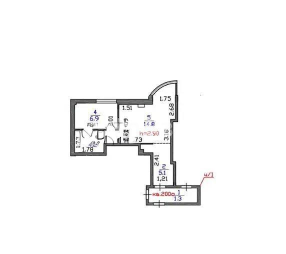 Продажа 2-комнатной квартиры, 32.3 м², ул. Масанчи, дом  98б в Алматы