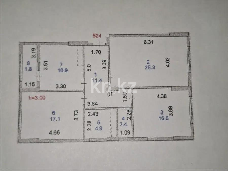 Продажа 3-комнатной квартиры, 90.4 м² - Продажа трехкомнатных квартир в Астане - страница 72 фото 8 из 8
