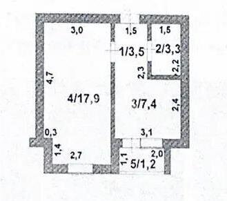 Продажа 1-комнатной квартиры, 33.3 м² в Астане - фото 4