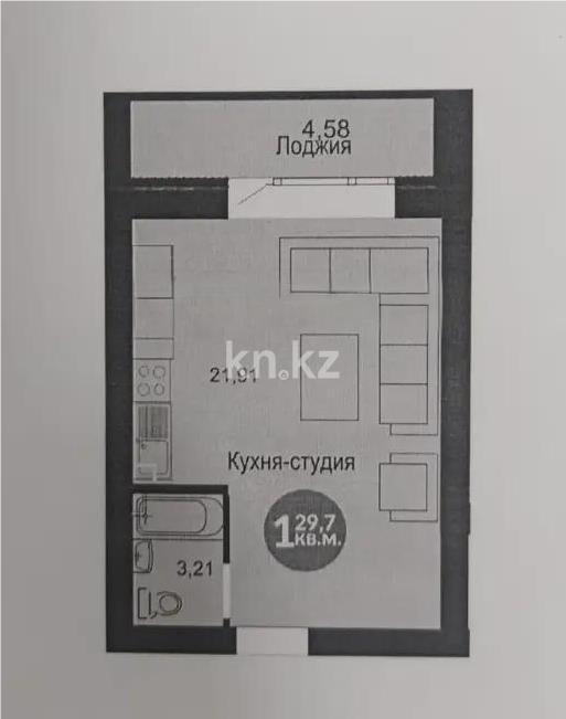 Продажа 1-комнатной квартиры, 30 м² - Продажа квартир в Казахстане - страница 32 фото 1 из 2