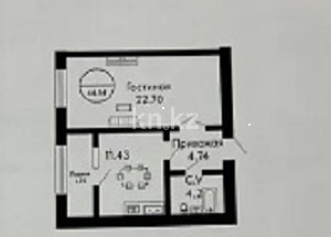 Продажа 2-комнатной квартиры, 45 м² - Продажа квартир в Астане фото 2 из 2